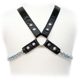 LEATHER BODY - CHAIN HARNESS II - D-205481 - Teknashop Ltd