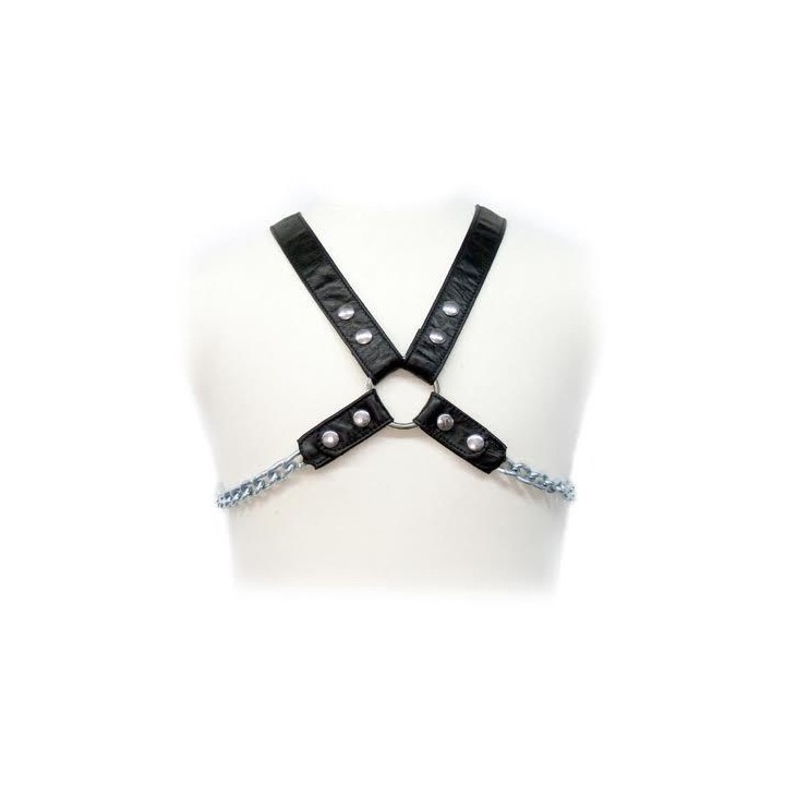 LEATHER BODY - CHAIN HARNESS II - D-205481 - Teknashop Ltd