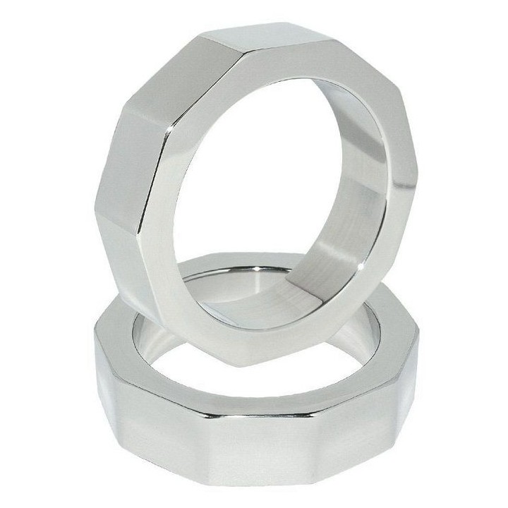 METAL HARD - PENIS AND TESTICLE NUT RING 45 MM - D-205352 - Teknashop Ltd