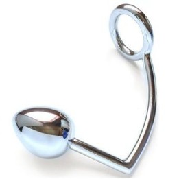 METAL HARD - RING WITH ANAL HOOK 40MM - D-205360 - Teknashop Ltd