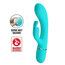 Scocco Rabbit Vibrator Turquoise - BW-500060-1 - Teknashop Ltd