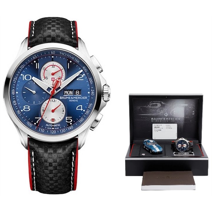 BAUME & MERCIER Mod. CLIFTON - SHELBY COBRA EDITION Chrono Automatic ***SPECIAL PRICE*** - WW.MOA10343 - Teknashop Ltd
