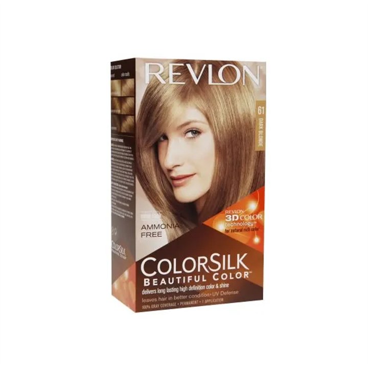 Revlon Colorsilk Ammonia Free 61 Dark Blonde  - unisex - Teknashop Ltd
