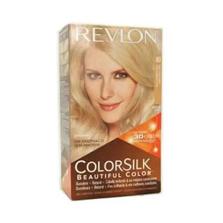 Revlon Colorsilk Ammonia Free 80 Light As Blonde  - unisex - Teknashop Ltd
