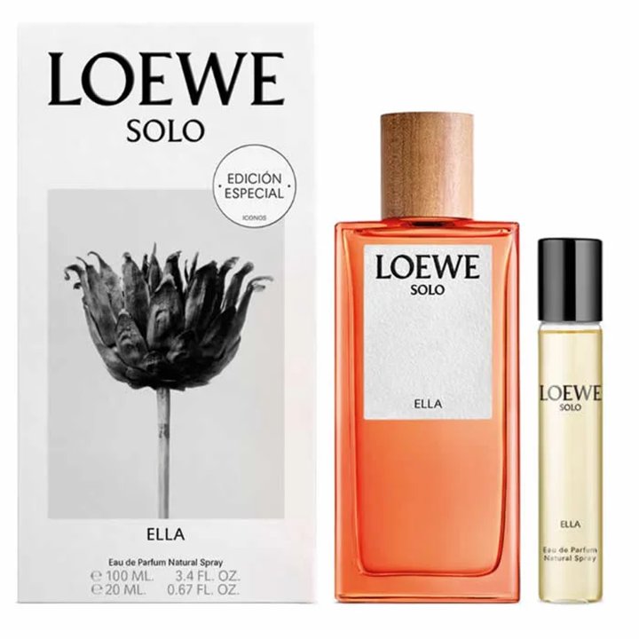 Loewe Solo Ella Eau De Parfum Spray 100ml Set 2 Pieces - unisex - Teknashop Ltd