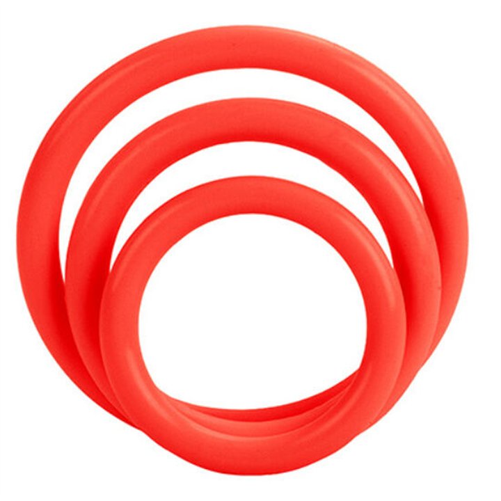 CALEXOTICS - TRI-RINGS SET RED - D-224001 - Teknashop Ltd