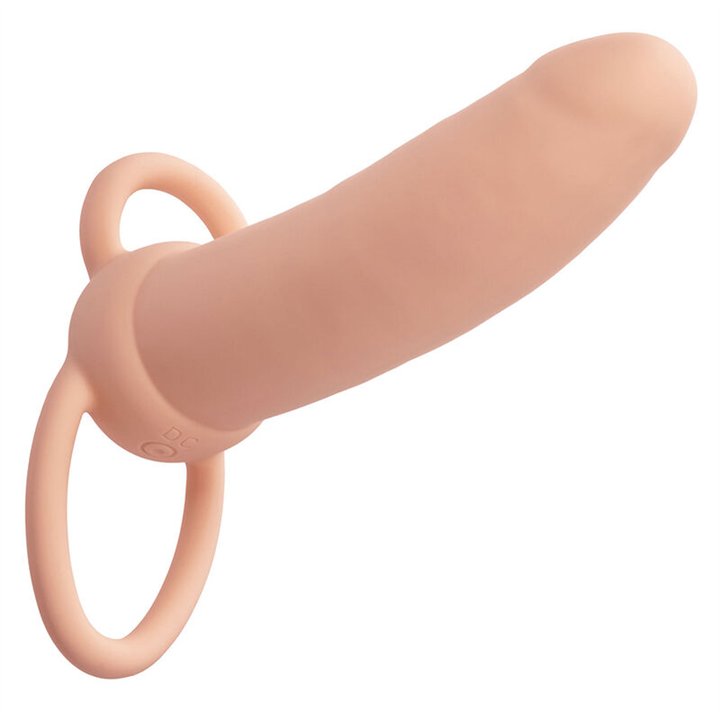 CALEXOTICS - MAXX THICK DUAL PENETRATOR 10 VIBRATIONS FLESH - D-241455 - Teknashop Ltd