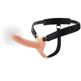 HIDDEN DESIRE - INFERNO VIBRATING PENIS SLEEVE STRAP-ON  16 CM - D-245551 - Teknashop Ltd