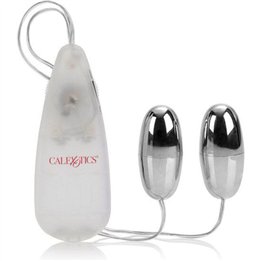 CALEXOTICS - VIBRATING BULLETS SILVER DUO - D-225022 - Teknashop Ltd