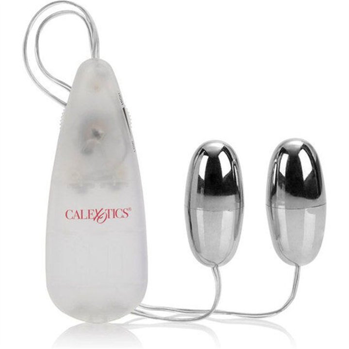CALEXOTICS - VIBRATING BULLETS SILVER DUO - D-225022 - Teknashop Ltd
