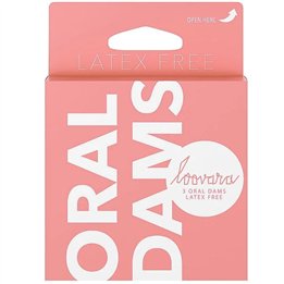 LOOVARA - ORAL DAMS LATEX-FREE ORAL BARRIERS 3 PCS - D-246837 - Teknashop Ltd