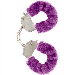 TOYJOY - FURRY FUN CUFFS BONDAGE PURPLE - D-222230 - Teknashop Ltd