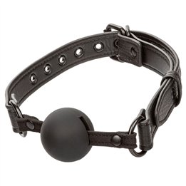 CALEXOTICS - NOCTURNAL BALL GAG SILICONE BLACK - D-241421 - Teknashop Ltd