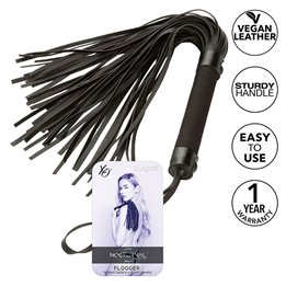 CALEXOTICS - NOCTURNAL FLOGGER LEATHER BLACK - D-241428 - Teknashop Ltd