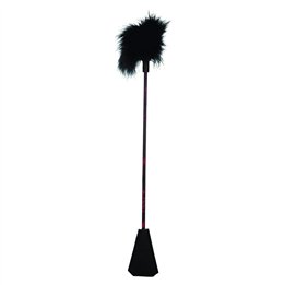 CALEXOTICS - SCANDAL BLACK FEATHER WHIP - D-243641 - Teknashop Ltd