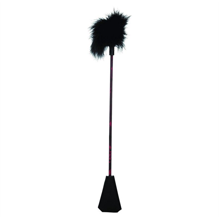 CALEXOTICS - SCANDAL BLACK FEATHER WHIP - D-243641 - Teknashop Ltd