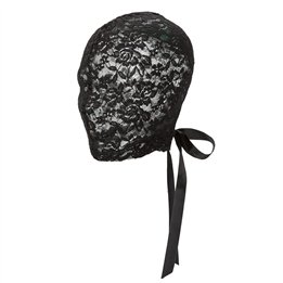 CALEXOTICS - SCANDAL BLACK LACE BALALAVA WITH BOW - D-243675 - Teknashop Ltd