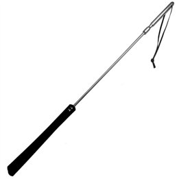 METAL HARD - ORIGINAL LEATHER AND METAL WHIP 70CM - D-224984 - Teknashop Ltd