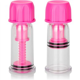 CALEXOTICS - VACCUM TWIST PINK NIPPLE SUCTION CUP - D-223915 - Teknashop Ltd