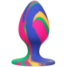 CALEXOTICS - CHEEKY MEDIUM TIE-DYE PLUG ANAL - D-232202 - Teknashop Ltd