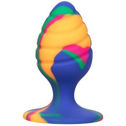CALEXOTICS - CHEEKY MEDIUM SWIRL ANAL PLUG - D-232203 - Teknashop Ltd