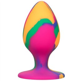 CALEXOTICS - CHEEKY LARGE TIE-DYE PLUG ANAL - D-232204 - Teknashop Ltd