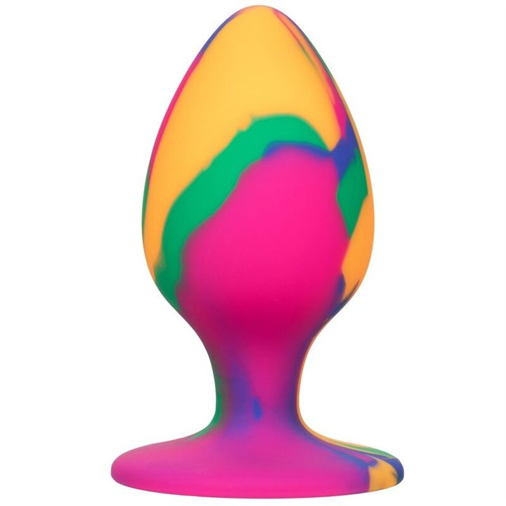 CALEXOTICS - CHEEKY LARGE TIE-DYE PLUG ANAL - D-232204 - Teknashop Ltd