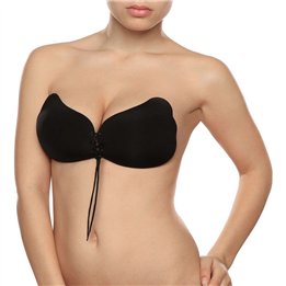 BYE-BRA - LACE-IT ENHANCEMENT PUSH-UP BLACK CUP B - D-215776 - Teknashop Ltd