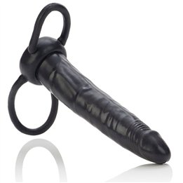 CALEXOTICS - ACCOMMODATOR DUAL PENETRATOR BLACK - D-223214 - Teknashop Ltd
