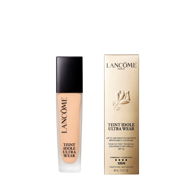Lancome, Teint Idole Ultra Wear, Natural Coverage, Liquid Foundation, 120N, SPF 35, 30 ml - Teknashop Ltd