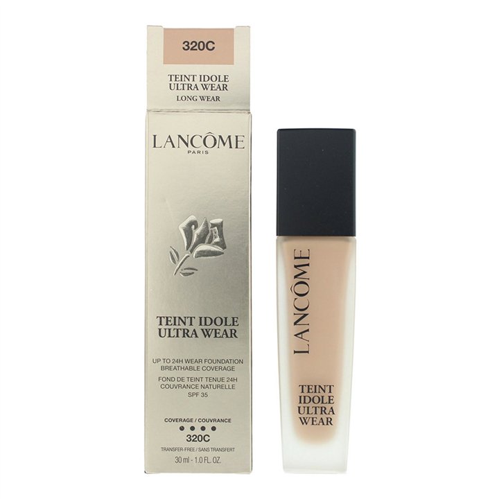 Lancome, Teint Idole Ultra Wear, Natural Coverage, Liquid Foundation, 320C, SPF 35, 30 ml - Teknashop Ltd