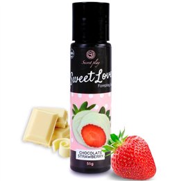 SECRETPLAY - GEL SWEET LOVE STRAWBERRY AND WHITE CHOCOLATE 60 ML - D-222239 - Teknashop Ltd