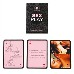 SECRETPLAY - SEX PLAY PLAYING CARDS (FR/PT) - D-222244 - Teknashop Ltd