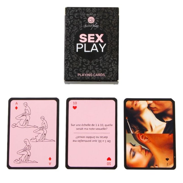 SECRETPLAY - SEX PLAY PLAYING CARDS (FR/PT) - D-222244 - Teknashop Ltd