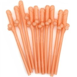 DIABLO PICANTE - 10 PENIS SHAPED STRAWS - D-241816 - Teknashop Ltd