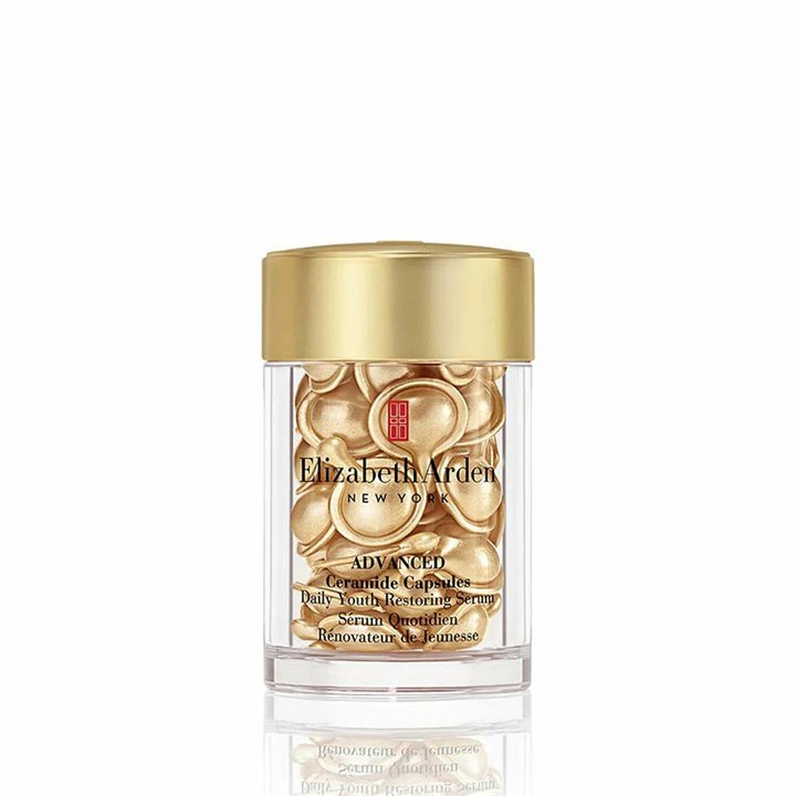 Elizabeth Arden, Advanced Ceramide, Nourishing & Restoring, Morning & Evening, Serum Capsules, For Face & Neck, 30 pcs - Teknash