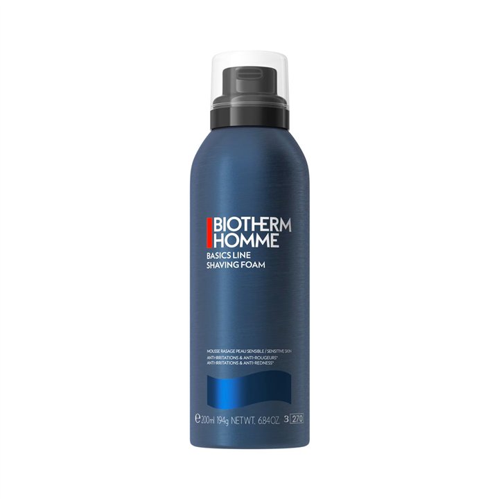 Biotherm, Basics Line, Anti-Irritation, Shaving Foam, 200 ml - Teknashop Ltd