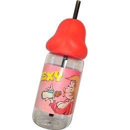 DIABLO PICANTE - PENIS SHAPED 360 ML BABY BOTTLE RED - D-242381 - Teknashop Ltd