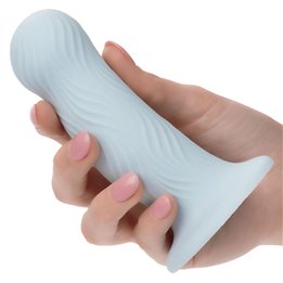 CALEXOTICS - WAVE RIDER FOAM ANAL PLUG BLUE - D-241440 - Teknashop Ltd