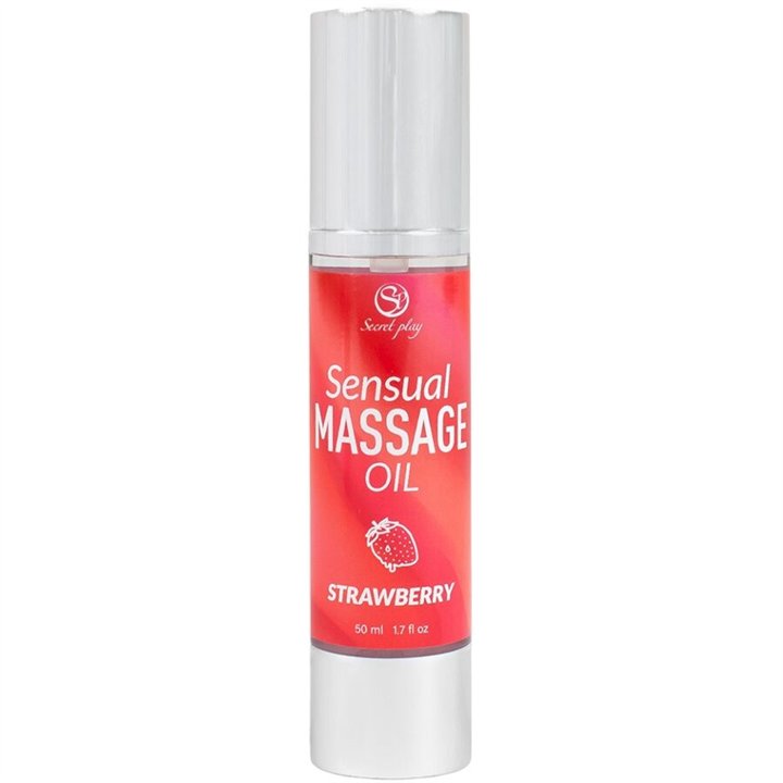 SECRETPLAY - STRAWBERRY MASSAGE OIL - D-244004 - Teknashop Ltd