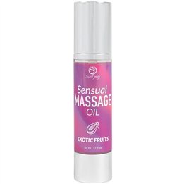 SECRETPLAY - EXOTIC FRUITS MASSAGE OIL - D-244005 - Teknashop Ltd