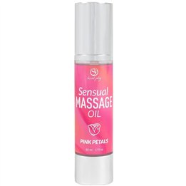 SECRETPLAY - PINK PETALS MASSAGE OIL - D-244006 - Teknashop Ltd