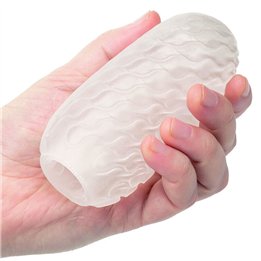 CALEXOTICS - BOUNDLESS REVERSIBLE SQUISHY BALL STROKE YELLOW - D-238412 - Teknashop Ltd