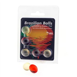 TALOKA - 5 BRAZILIAN BALLS SUPER HOT EFFECT EXCITING GEL - D-232628 - Teknashop Ltd