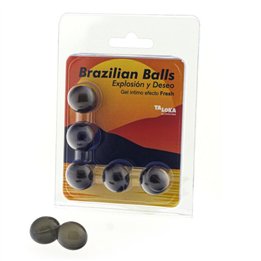 TALOKA - 5 BRAZILIAN BALLS FRESH EFFECT EXCITING GEL - D-232636 - Teknashop Ltd