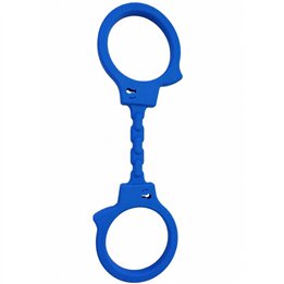DIABLO PICANTE - SILICONE HANDCUFFS BLUE - D-245447 - Teknashop Ltd