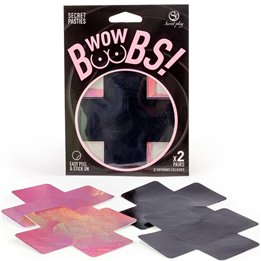 SECRET PLAY - WOW BOOBS! X NIPPLE COVERS - D-239375 - Teknashop Ltd