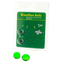 TALOKA - 2 BRAZILIAN BALLS MINT INTIMATE GEL - D-232602 - Teknashop Ltd