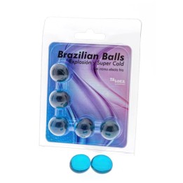 TALOKA - 5 BRAZILIAN BALLS COLD EFFECT EXCITING GEL - D-232627 - Teknashop Ltd