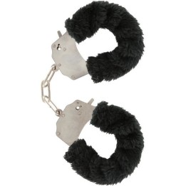 TOYJOY - FURRY FUN CUFFS BONDAGE BLACK - D-222126 - Teknashop Ltd